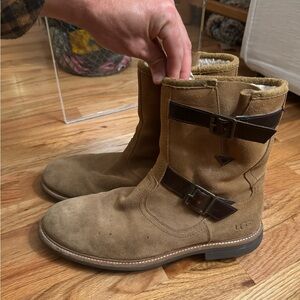 Tan Suede Men's Boots